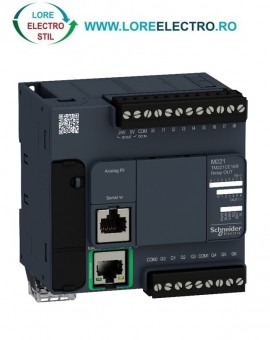 TM221CE16R AUTOMAT PROGRAMABIL MODICON M221 CU 16 LOGIC I/O, Port Ethernet, TENSIUNE ALIMENTARE 110V .. 230V, SCHNEIDER ELECTRIC