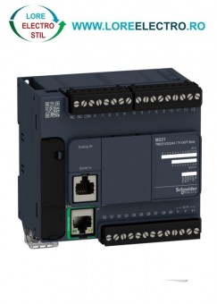 TM221CE24U AUTOMAT PROGRAMABIL MODICON M221 CU 24 LOGIC I/O, iesire 10 SINK Tranzistor, Cu Ethernet, TENSIUNE ALIMENTARE 24V DC, SCHNEIDER ELECTRIC