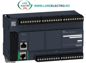 TM221CE40T AUTOMAT PROGRAMABIL MODICON M221 CU 40 LOGIC I/O, Iesire 16 Sourse tranzistor, Cu Ethernet, TENSIUNE ALIMENTARE 24V DC, SCHNEIDER ELECTRIC