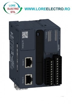 TM221M16R AUTOMAT PROGRAMABIL MODICON M221 CU 16 LOGIC I/O, TENSIUNE ALIMENTARE 24V DC, SCHNEIDER ELECTRIC, TERMINAL BLOCK SCREW