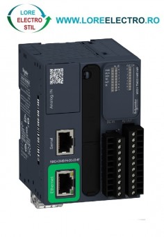 TM221ME16R AUTOMAT PROGRAMABIL MODICON M221 CU 16 LOGIC I/O, TENSIUNE ALIMENTARE 24V DC, SCHNEIDER ELECTRIC, TERMINAL BLOCK SCREW