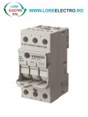 3NW7033-1, SOCLU PENTRU SIGURANTA FUZIBILA SIEMENS SENTRON, DIMENSIUNE 10X38 MM, 3P, CURENT NOMINAL 32 A