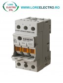 3NW7034-1, SOCLU PENTRU SIGURANTA FUZIBILA SIEMENS SENTRON, CU INDICATOR LED, 10X38 MM, 3P, CURENT NOMINAL 32 A