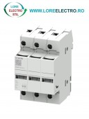 3NW7034-2, SOCLU PENTRU SIGURANTA FUZIBILA SIEMENS SENTRON, CU INDICATOR LED, DIMENSIUNE 10X38 MM, 3P, CURENT NOMINAL 32 A