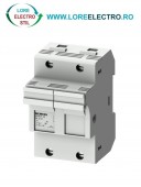 3NW7121, SOCLU PENTRU SIGURANTA FUZIBILA SIEMENS SENTRON, DIMENSIUNE 14X51 MM, 2P, CURENT NOMINAL 50 A