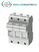 3NW7132, SOCLU PENTRU SIGURANTA FUZIBILA SIEMENS SENTRON, CU INDICATOR LED, DIMENSIUNE 14X51 MM, 3P, CURENT NOMINAL 50 A
