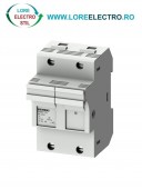 3NW7151, SOCLU PENTRU SIGURANTA FUZIBILA SIEMENS SENTRON, DIMENSIUNE 14X51 MM, 1P+N, CURENT NOMINAL 50 A