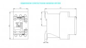 3RT2023-1AF00 Contactor 4kw /400 V, 9A SIEMENS, tensiune bobina 24V ac,1NO+1NC, S0