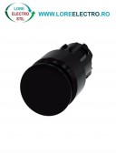 3SU1000-1AA10-0AA0, ACTUATOR BUTON TIP CIUPERCA SIEMENS SIRIUS, DIAMETRU DE 22 MM, NEGRU, PLAT (30 MM), CU RETINERE