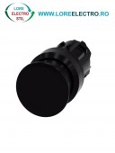 3SU1000-1AD10-0AA0, ACTUATOR BUTON TIP CIUPERCA SIEMENS SIRIUS, DIAMETRU DE 22 MM, NEGRU, PLAT (30 MM), CU REVENIRE