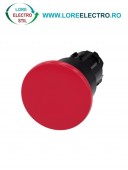  3SU1000-1BA20-0AA0, ACTUATOR BUTON TIP CIUPERCA SIEMENS SIRIUS, DIAMETRU DE 22 MM, ROSU, INALT (40 MM), CU RETINERE