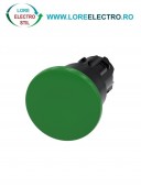 3SU1000-1BA40-0AA0, ACTUATOR BUTON TIP CIUPERCA SIEMENS SIRIUS, DIAMETRU DE 22 MM, VERDE, INALT (40 MM), CU RETINERE