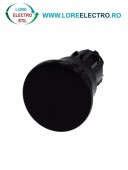 3SU1000-1BD10-0AA0, ACTUATOR BUTON TIP CIUPERCA SIEMENS SIRIUS, DIAMETRU DE 22 MM, NEGRU, INALT (40 MM), CU REVENIRE