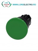3SU1000-1BD40-0AA0, ACTUATOR BUTON TIP CIUPERCA SIEMENS SIRIUS, DIAMETRU DE 22 MM, VERDE, INALT (40 MM), CU REVENIRE