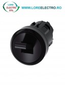 3SU1000-3EC10-0AA0, ACTUATOR COMUTATOR BASCULANT CU MANETA SIEMENS SIRIUS, DIAMETRU DE 22 MM, NEGRU, CU 2 POZITII O-I, CU REVENIRE