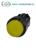3SU1001-0BB30-0AA0, ACTUATOR BUTON ILUMINAT SIEMENS SIRIUS, DIAMETRU DE 22 MM, GALBEN, INALT, CU REVENIRE