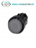 3SU1001-0BB70-0AA0, ACTUATOR BUTON ILUMINAT SIEMENS SIRIUS, DIAMETRU DE 22 MM, TRANSPARENT, INALT, CU REVENIRE