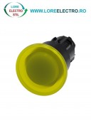 3SU1001-1BA30-0AA0, ACTUATOR BUTON TIP CIUPERCA ILUMINAT SIEMENS SIRIUS, DIAMETRU DE 22 MM, GALBEN, 40 MM, CU RETINERE