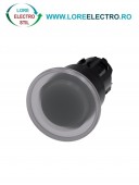 3SU1001-1BA70-0AA0, ACTUATOR BUTON TIP CIUPERCA ILUMINAT SIEMENS SIRIUS, DIAMETRU DE 22 MM, TRANSPARENT, 40 MM, CU RETINERE