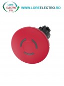 3SU1001-1JB20-0AA0, ACTUATOR BUTON OPRIRE DE URGENTA TIP CIUPERCA ILUMINAT SIEMENS SIRIUS, DIAMETRU DE 22 MM, ROSU, 60 MM, CU RETINERE
