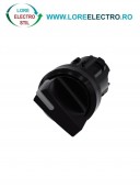 3SU1002-2BC10-0AA0, ACTUATOR COMUTATOR ROTATIV ILUMINAT SIEMENS SIRIUS, DIAMETRU DE 22 MM, NEGRU, CU 2 POZITII O<I, CU REVENIRE