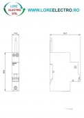 5SV6316-6KP20 siguranta Siemens combinata AFDD si RCBO 1P+N, curba B, 20A, 30mA, siguranta diferentiala cu AFDD
